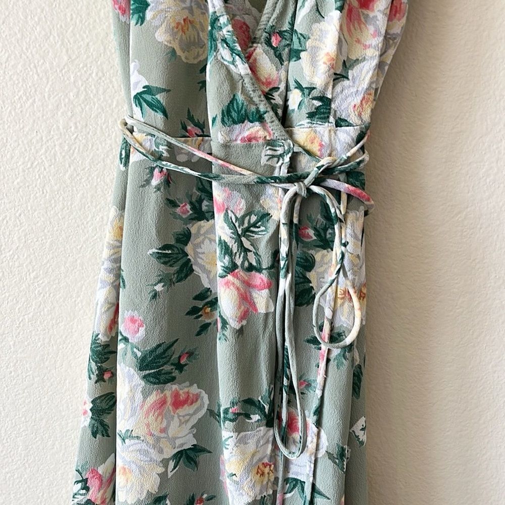 Privacy Please Floral Off Shoulder Wrap Dress - Picture 5 of 11